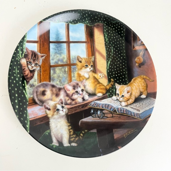 Vintage “Story Time ” Litter Rascals Collectors Plate - Picture 7 of 7